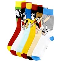 Hyp Looney Tunes Characters - Paquete de 6 calcetines