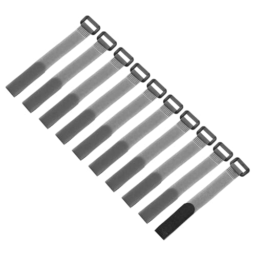sourcing map 10 correas de amarre reutilizables para batería, 20 mm x 20 cm, nailon, multiusos, sujeción de batería, ajustable, gancho de sujeción para cuadricópteros, FPV, RC, dron, barco, coche