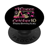 Photo Gallery una regina è nata il 10 ottobre buon compleanno a me popsockets popgrip adesivo Photo Gallery una regina è nata il 10 ottobre buon compleanno a me popsockets popgrip adesivo