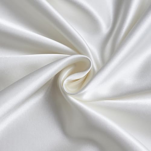 Drap-housse en satin blanc grands bonnets matelas épais
