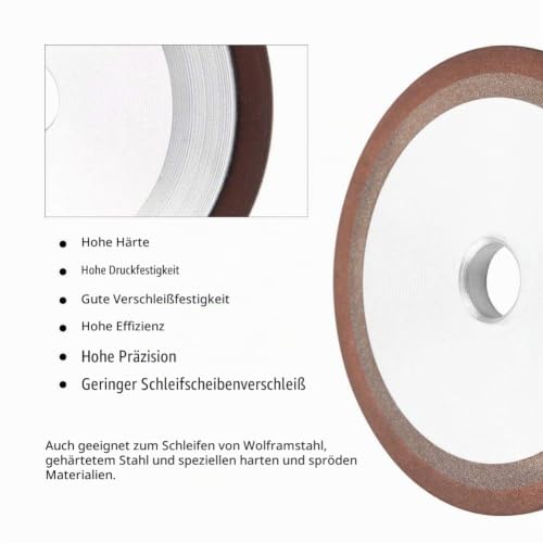 100mm Diamant Harz Schleifscheibe Sägeblätter Kreissägeblätter Schleifscheiben Standard für Hartmetall