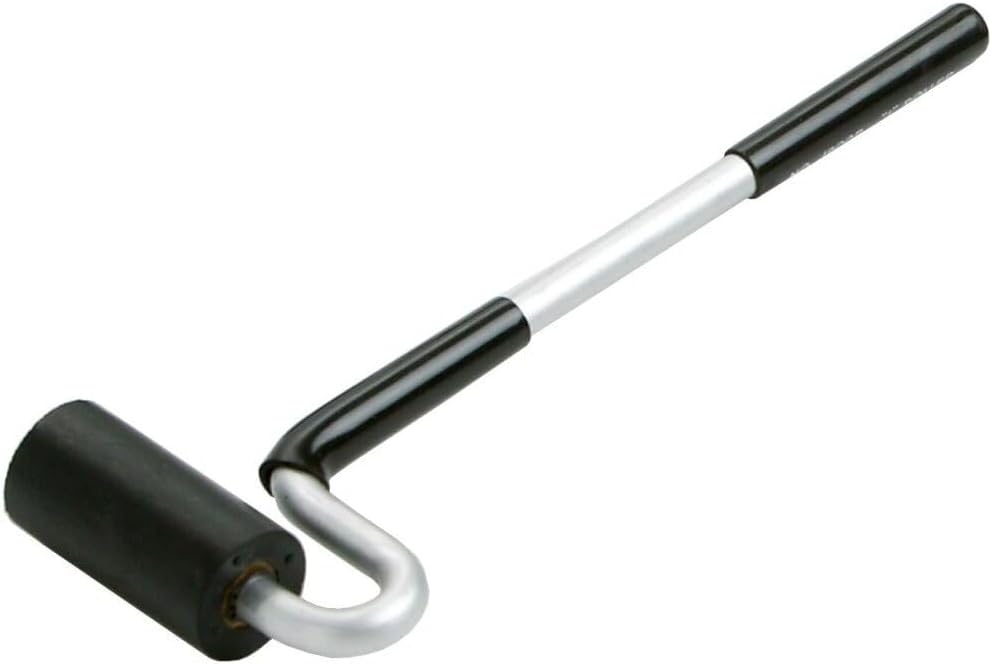 Beno J Gundlach J200B Black 'J' Roller for Plastic Laminate - 1-1/2" x 3" Roller, 12-1/2" Length