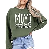 Personalized Mimi Shirt With Grandkids Names, Mimi Shirt, Gift For Mimi, Mother's Day Gift Idea, Mimi Shirt