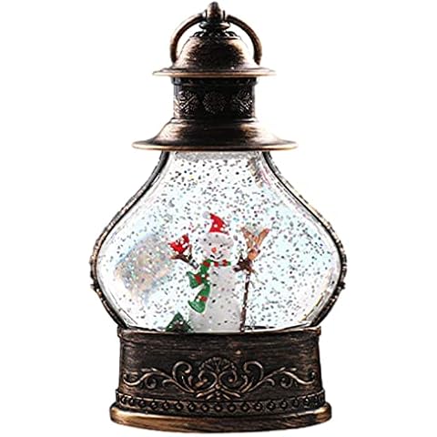 Ristyur Rotating LED Snow Globe Lantern Cover