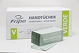 FRIPA 4021101 Falthandtuch 1-l.5000 Stück grün