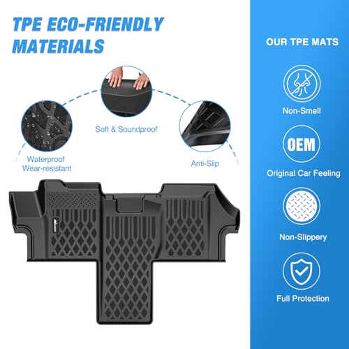 Image of Nilight TPE Floor Mats for Dodge Ram Promaster 1500 2500 3500