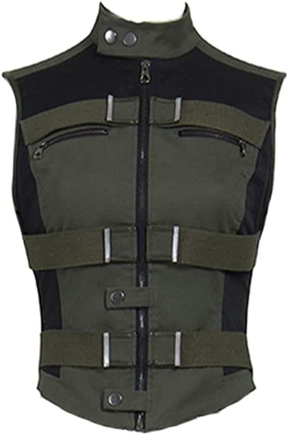 Yelena Cosplay Costume, Battle Suit Vest Deluxe Uniform Womens Yelena Outfit for Halloween Party