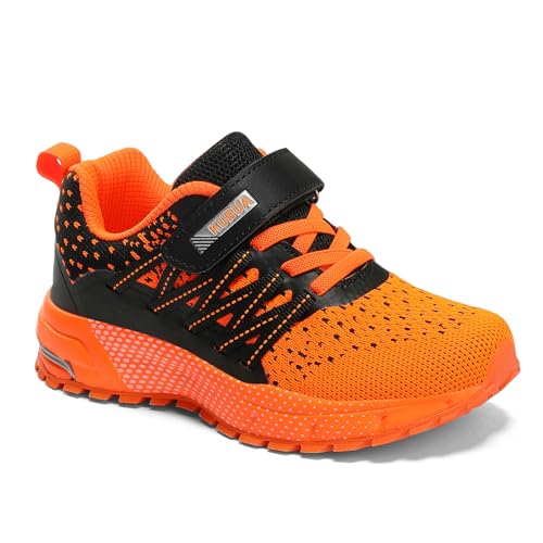 Image of KUBUA Kids Sneakers Lightweight Boys Girls Tennis Shoes | Breathable, Comfortable, Non Slip, Easy to Put On, Running, Walking, Gym, School, Daily Play, Toddler