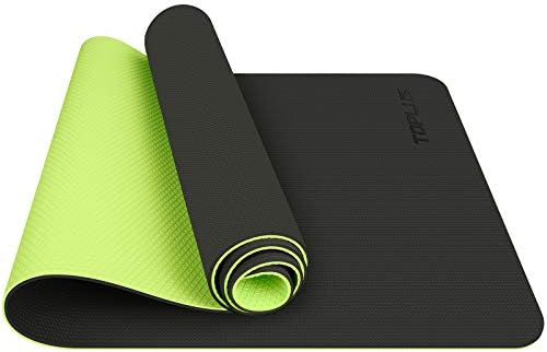 TOPLUS Esterilla de yoga y pilates antideslizante de TPE