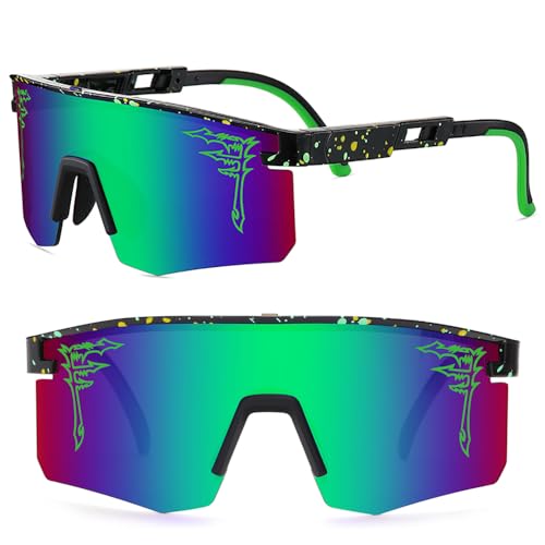 Image of ACEXPNM Two Sizes Baseball Sunglasses For Adults and Youth Boys Girls Kids UV400 Men Women Outdoor Sports Sun Glasses