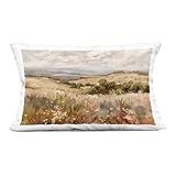 Stupell Industries LSR Design Studio Dekokissen, Motiv: Goldene Stunde, Hügellandschaft, dekorativ, bedruckt