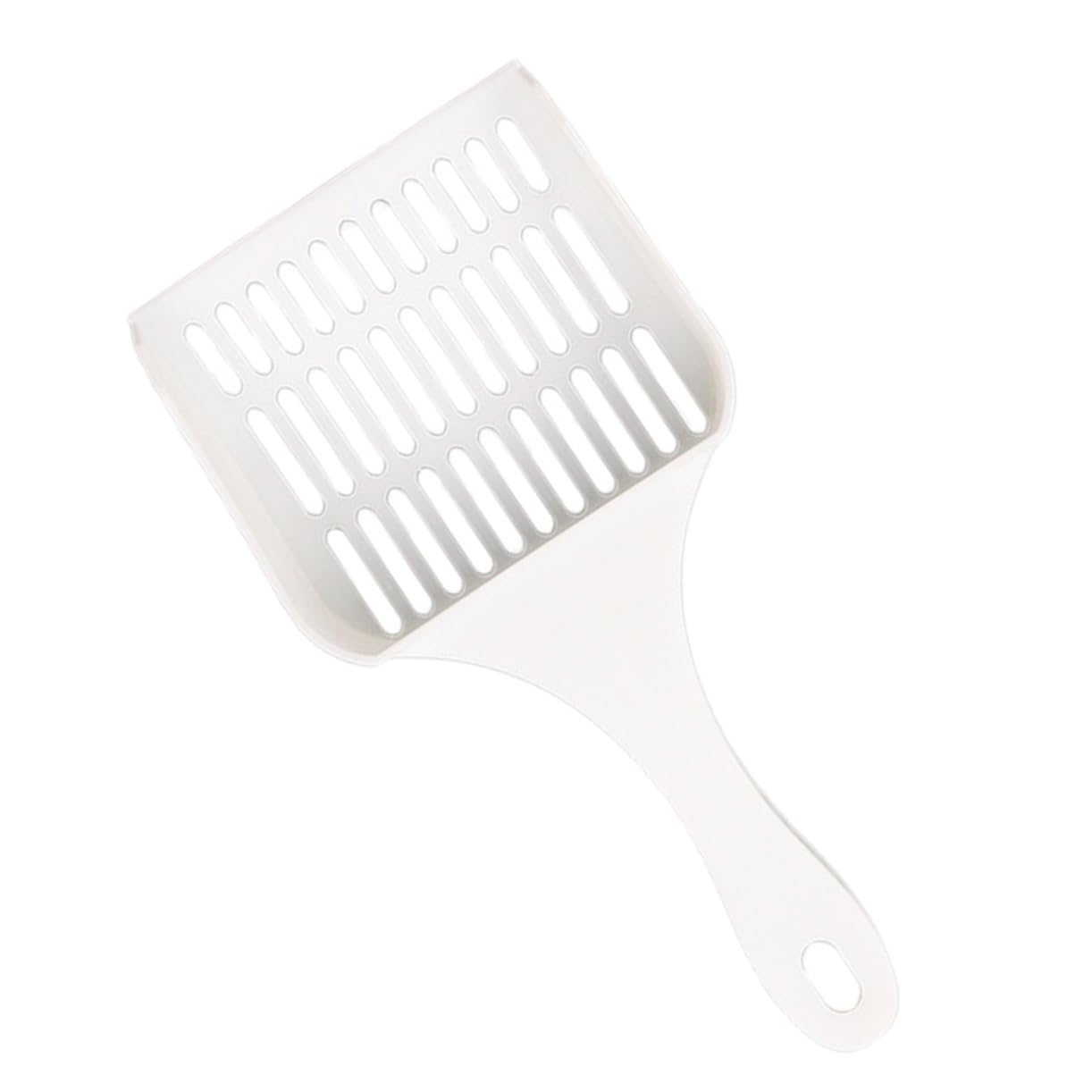 ibasenice Cat Litter Shovel Clean Cats Ever Litter Portable Litter for Cat Scoops Self Tidy Cat Scoop Easy Clump Kitten Pet Litter Shovel Poop Filter Shovel Cat Poop Shovel Pp White
