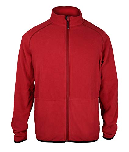 adidas Herren Microfleece Jacke Baltic, Farbe:rot, Größe:L
