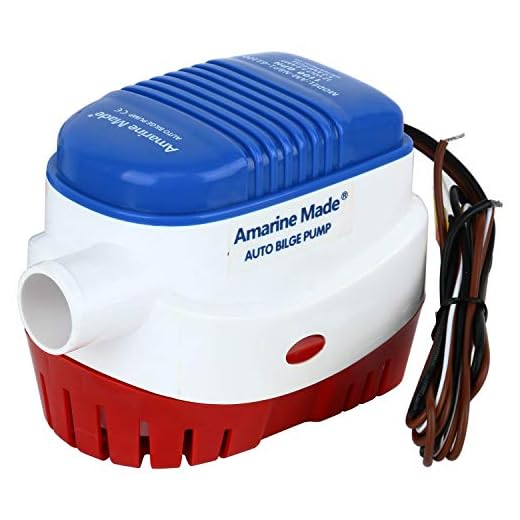 Amarine Made 12v 1100gph Automatic Submersible Boat Bilge Water Pump (A: 1100gph Auto Pump)