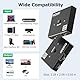 HDMI Switch Splitter 8K@60Hz 4K@120Hz, Aluminium Bidirektional HDMI Switch 2 in 1 Out / 1 in 2 Out, Hdmi 2.1 Switcher Verteiler unterstützt 48Gbps 3D HDCP 2.3 für PS5/4 Fire Stick/Xbox/HDTV