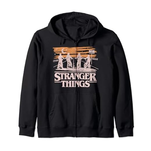 Netflix Stranger Things Night Silhouettes Sudadera con Capucha