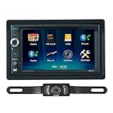 Dual Electronics XVM286BT Digital Multimedia Receiver + License Plate Back up Camera + Sound of...