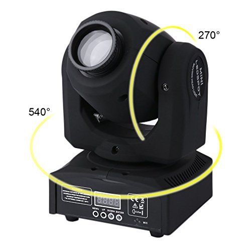 hehilark Mini RGB Light Stage Mobile LED Licht DJ Party Projector Lamp Holiday Party Landscape Light Garden Lamp Outdoor Lighting