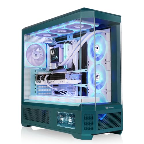 Image of Thermaltake View 600 TG 6.0 Inch LCD Screen Panel Kit; LCD and Panel; 1480x720p; TTRGBPlus 3.0 Supported; Type-C to USB (9-Pin); Transformative Teal; AC-080-OOTNAN-A1