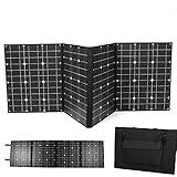 ☀[Panel solar de 150 W]Este cargador de energía portátil es lo suficientemente potente como para cargar una gran cantidad de dispositivos electrónicos inteligentes, como computadoras portátiles, teléfonos, tabletas, cámaras, drones, ventiladores, electrodomésticos para automóviles, etc. Ideal para acampar, caminar y otras actividades al aire libre.