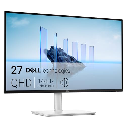 Dell 27 Plus USB-C Monitor - S2725DC, QHD (2560x1440), 144Hz, IPS, 1ms MPRT, AMD FreeSync, 99% sRGB, Höhenverstellbar, Eingebaute Lautsprecher, 2 USB-C, DisplayPort, HDMI, 2 USB-A, 3 Jahre Garantie