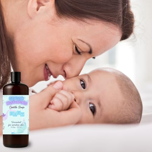 Image of Speak Naturals Baby Mild Unscented Castile Soap 32 fl oz With Pump