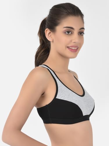 Image of Softline Women's Cotton Rich Wire-Free Non-Padded Balconette Bra Combo | Seamless, Breathable & Soft Fabric | Full Coverage & Everyday Comfort (Pack of 2)