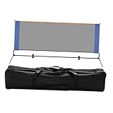 Folpus Pickleball-Netzzubehör Heim Garten Multifunktionales Tennisnetz mit stabilem Metallrahmen für den Außenbereich, Length 4.1 M