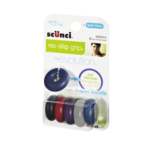 Amazon.com : SCUNCI SUP BANDZ NSLP GRP EVO 6CT : Beauty & Personal