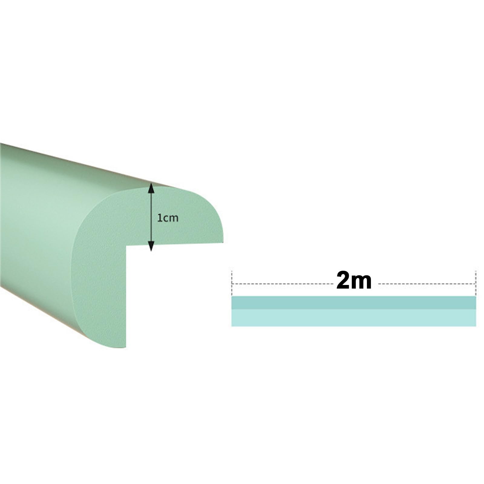 Protection d'angle en Mousse de Type L, Bande Antichoc Autocollante pour Enfants, Protections d'angle pour Bords de Table et Coins Pointus(Brown,8m)