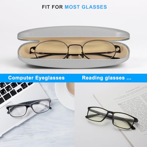 Image of RayLove Unisex Hard Shell Eyeglasses Cases, Protective Case For Glasses