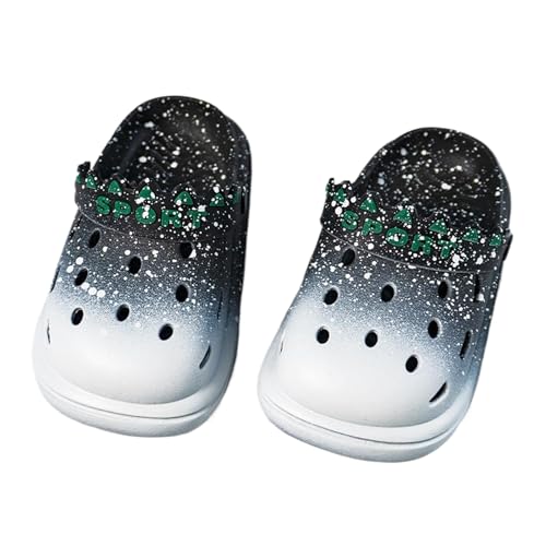 Kids Clogs Boys and Girls Gradient Color Slide Sandals Summer Beach Pool Shower Shoes Bathroom Sandals