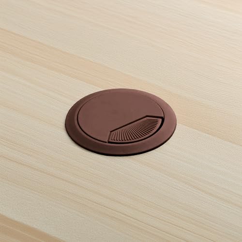 Brixwell QLG7-006 Protección Plástica para Cables, Dos Piezas, Redonda con Cierre de Resorte, Diámetro 2-3/8", Acabado Marrón miniatura 5