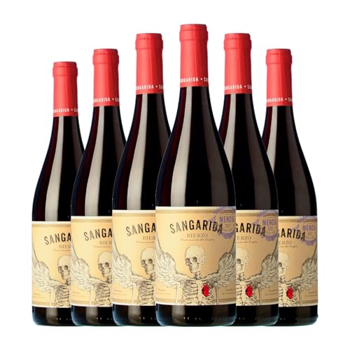 Attis Sangarida Mencía Bierzo 75 cl Vino tinto (Caja de 6 Botellas de 75 cl)