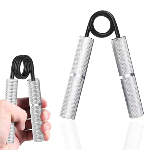 Image of Proberos Hand Gripper 300LB, Heavy-Duty Aluminum Alloy Metal Spring Hand Strength Trainer for Grip and Forearm Workout Equipment, Textured Anti-Slip Handles, Portable Hand Strengthener