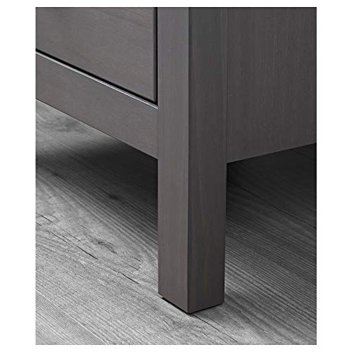 Ikea Hemnes 2-Drawer Chest, Gray Dark Gray Stained #TOP3