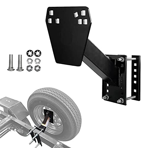 Support de pneu de secours pour remorque | Support de remorque durable,Accessoires de roue de secours pour remorque pour la plupart des roues à 4 et 5 et 6 et 8 ergots sur 4' 4.5'' 4.75'' 5' Linsition