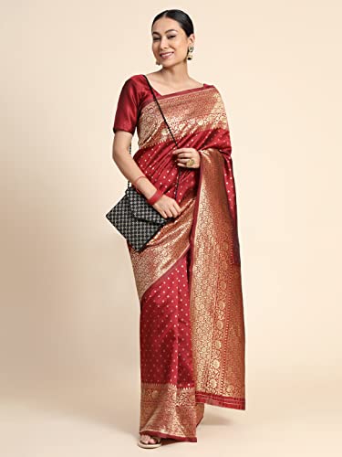 Image of Avantika Fashion Women's Kanjivaram Soft Semi Silk Banarasi Sarees With Blouse Piece.