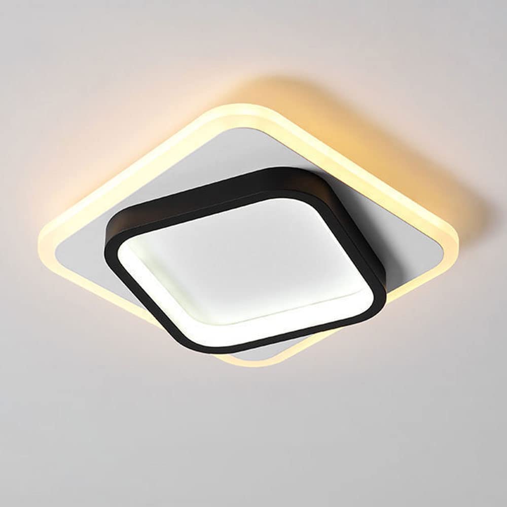 13W LED Mini Ceiling Light Acrylic Lamshade Round Ceiling Lighting Flush Mount Ceiling Light Fixtures Hallway Bedroom Bathroom