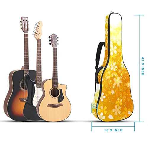 Hondank Housse imperméable pour guitare acoustique avec double bandoulière et poche Motif neige de Noël, Multicolore 08… - Les Beatles, Paul McCartney, John Lennon, RIngo Starr, George Harrison Hondank Housse imperméable pour guitare acoustique avec double bandoulière et poche Motif neige de Noël, Multicolore 08… – Image 6