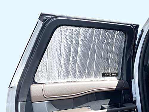 Side Window Rear Seat 2Nd Row Sunshade Custom Fit For 2018 2019 2020 2021 2022 2023 Ford Expedition, Xlt, Max Xlt, Limited, Platinum, Suv, Uv Reflector Sun Protection Accessories (Set Of 2) #TOP1
