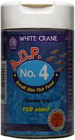 White Crane A.D.P. No.4 Small Size Fish Food 50 g.