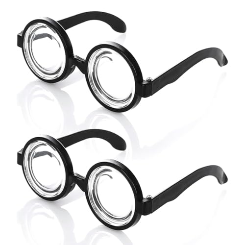Ya en mundofriki.es: OUDQFCJ Nerd Gafas negras – Divertidas gafas de cuerno sin fuerza – Accesorio de disfraz para abuela, temero, profesor loco o científico