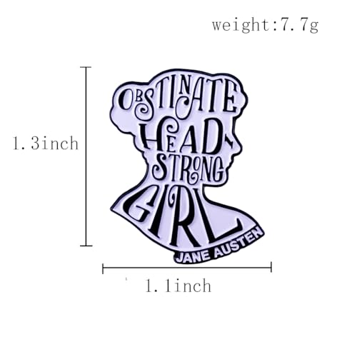 Image of Book Lover Enamel Pin for Book Lover Gift Books Lapel Pin Novelty Book Brooch Badge for Women and Girls