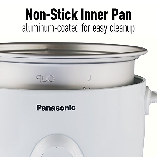 Panasonic Sr-G10Fgl Rice, Steamer And Multi-Cooker, 5.5 Cups (Uncooked), 11-Cups One-Step Automatic Cooking, Silver, 5.5 Cups Uncooked/11 Cups Cooked #TOP6