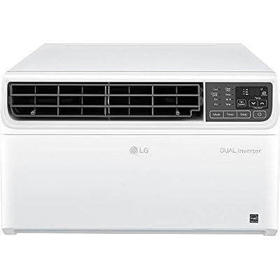 LG LW1019IVSM Energy Star 9,500 BTU 115V Dual Inverter Window Air Conditioner with Wi-Fi Control, White