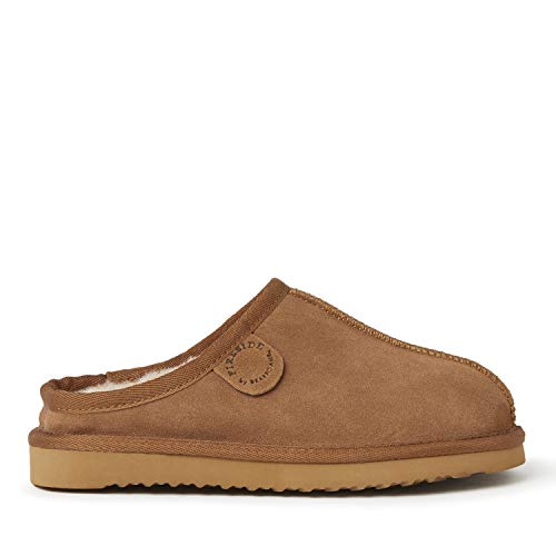 Fireside By Dearfoams Unisex Child Dempsey Genuine Shearling Clog Slipper, Chestnut, 3 Big Kid Us #TOP3