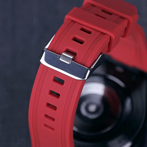 Bracelet silicone Samsung Watch 4 Classic 46mm de qualité premium luxe - 5