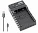 Produktbild Lemix (NB6L/SLB10A) Ultradünnes USB Ladegerät für die Canon NB6L / NB6LH und Samsung SLB10 / SLB11A Batterie zu der aufgelisteten Canon Powershot and IXUS Serie Modelle