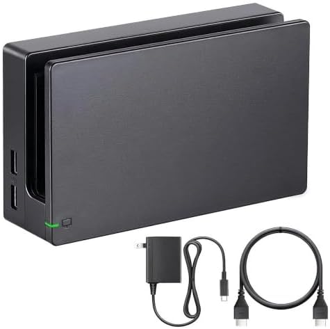 TV Docking Station compatible with Switch,- 3 in 1 TV Base Docking